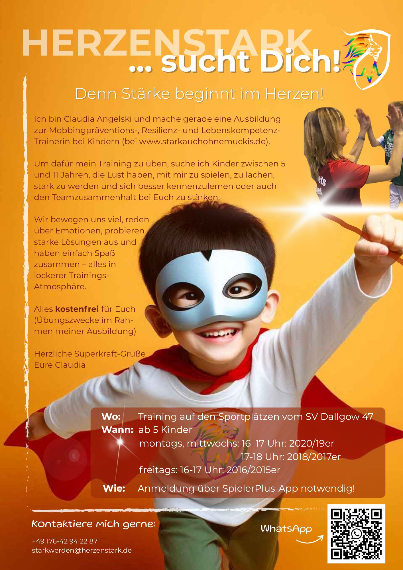 Probekinder 2025 gesucht für den Stark von HerzenStark