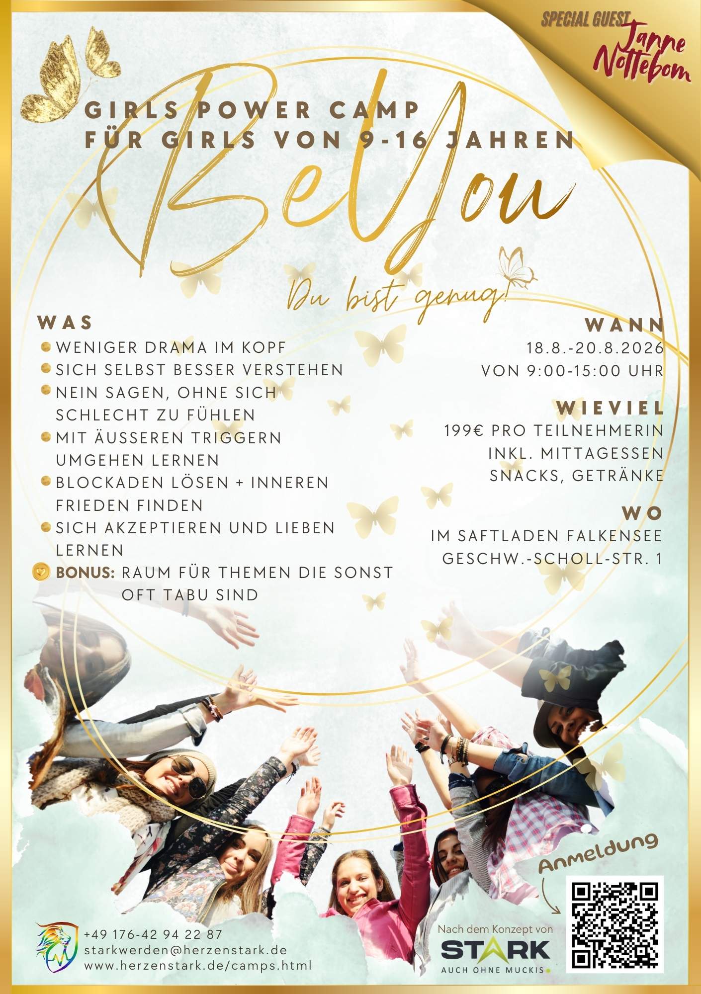 beYOU Girls Power Camp im Sommer 2026