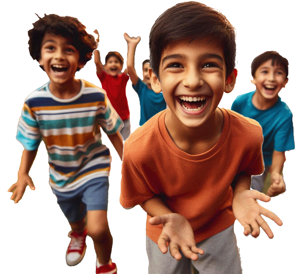 Lachende Kinder Bild